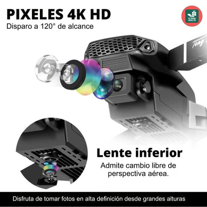 DRONE W8 PRO MAX - 2026, CON INTELIGENCIA ARTIFICIAL -  FOTOS Y VIDEOS EN 4K