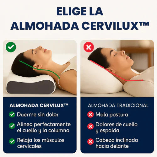 Almohada CerviLux™ - PAGA 1 y LLEVASE 4 - Redescubre el placer de despertar sin dolores