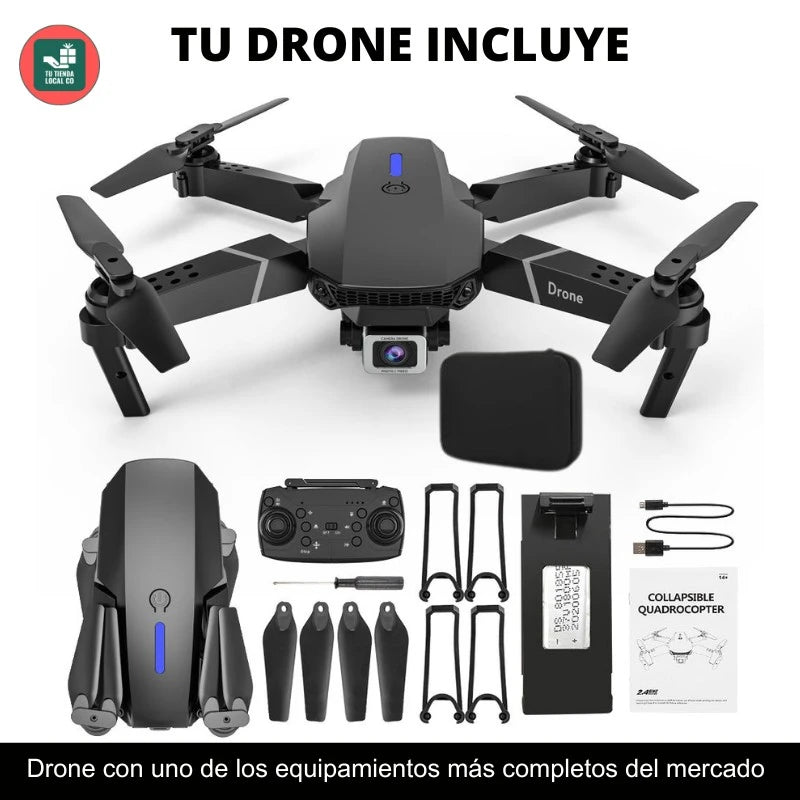 DRONE W8 PRO MAX - 2026, CON INTELIGENCIA ARTIFICIAL -  FOTOS Y VIDEOS EN 4K