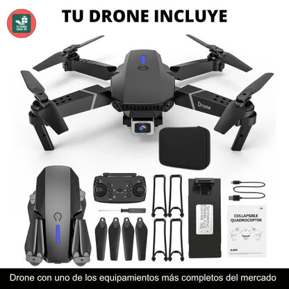 DRONE W8 PRO MAX - 2026, CON INTELIGENCIA ARTIFICIAL -  FOTOS Y VIDEOS EN 4K