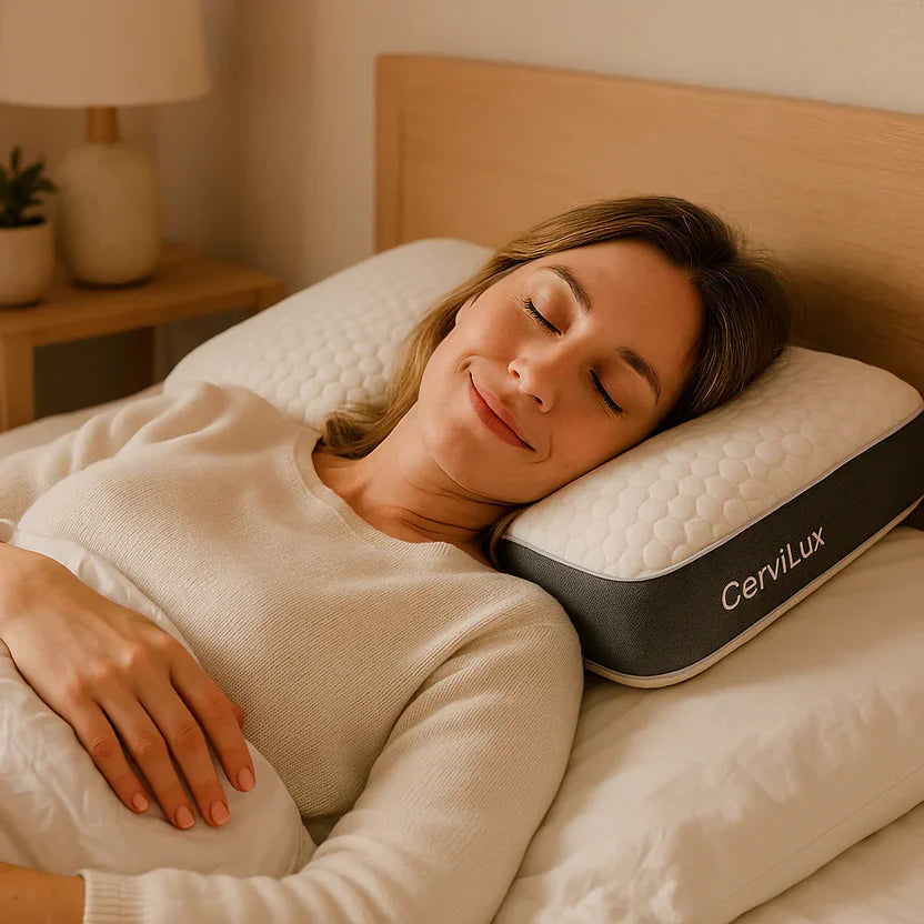 Almohada CerviLux™ - PAGA 1 y LLEVASE 4 - Redescubre el placer de despertar sin dolores