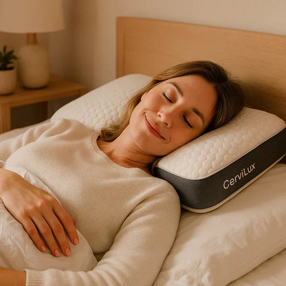 Almohada CerviLux™ - PAGA 1 y LLEVASE 4 - Redescubre el placer de despertar sin dolores