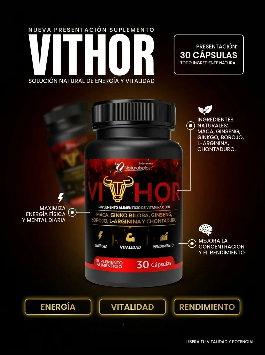 VITHOR MAX - Recupera Tu Energía, Resistencia y Rendimiento.