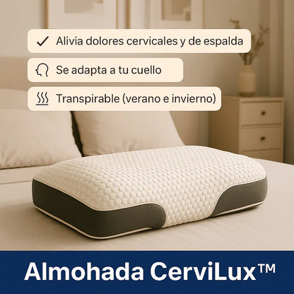 Almohada CerviLux™ - PAGA 1 y LLEVASE 4 - Redescubre el placer de despertar sin dolores